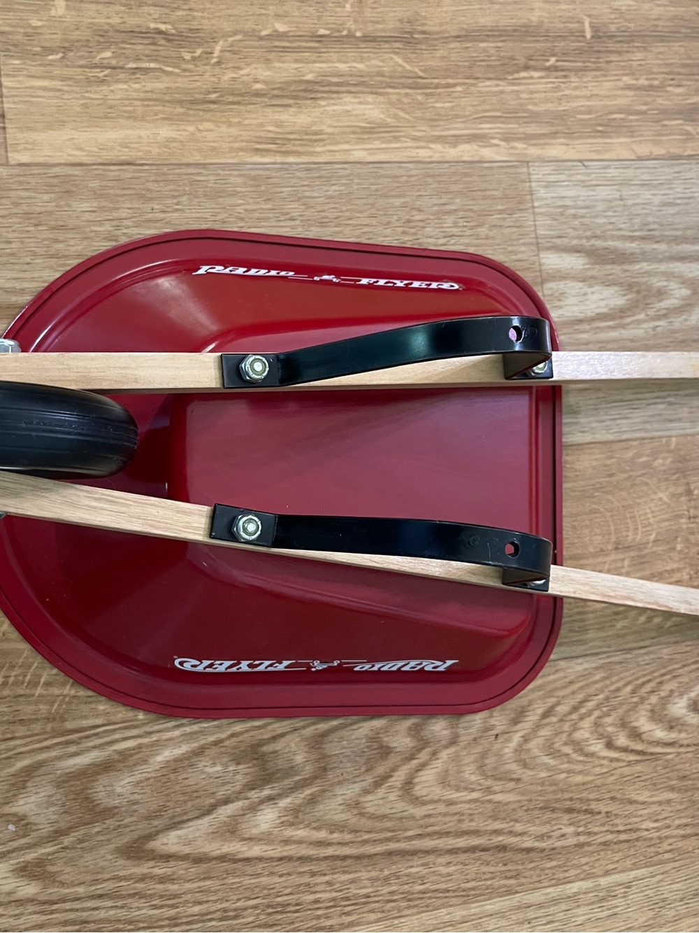 Radio Flyer Red Kids Wheelbarrow with Wooden Handles.    Doll Size! - Picture 5 of 6